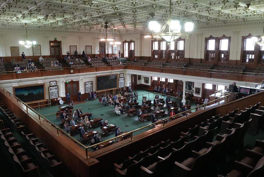 The Texas Senate during the last day of the 88th regular session on May 29, 2023.