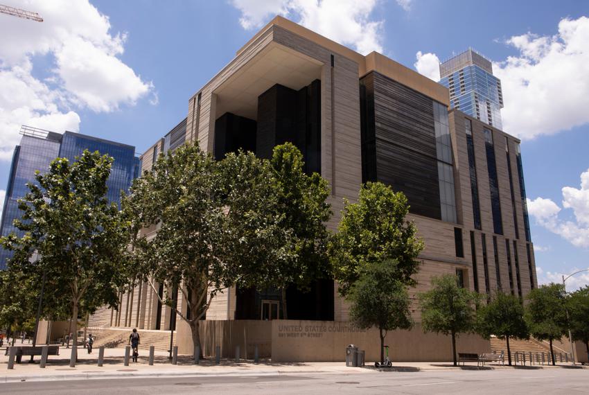 The United States Federal Courthouse in Austin on June 9, 2023.
