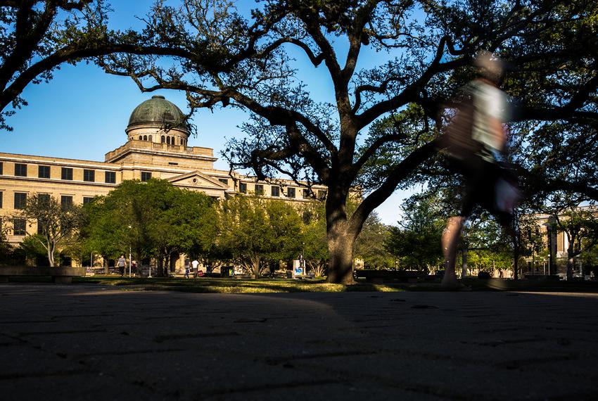 The Academic Building on the Texas A&M University campus on March 26, 2018.