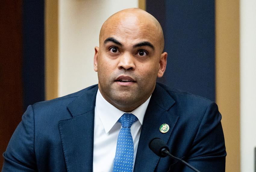 U.S. Rep. Colin Allred, D-Dallas, speaking at a hearing at the U.S. Capitol of the House Judiciary Committee Select Subcommittee on the Weaponization of the Federal Government on Feb. 9, 2023.
