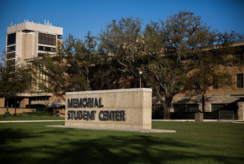 The Memorial Student Center on the campus of Texas A&M University in College Station on March 26, 2018.