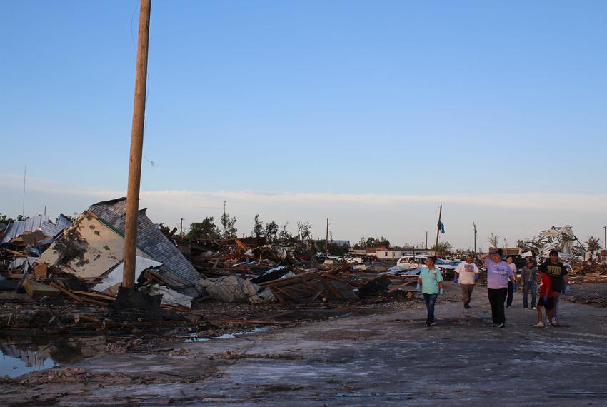 A tornado left buildings significantly damaged and homes leveled in Perryton on Thursday, June 15, 2023. At least three people were confirmed dead and dozens others injured.
