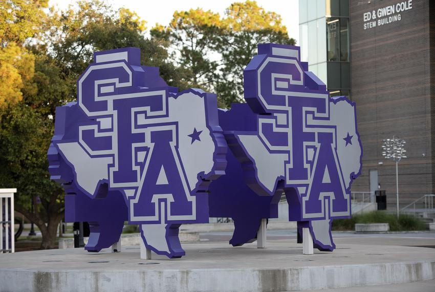 The campus of Stephen F. Austin University in Nacogdoches on Oct. 3, 2022.