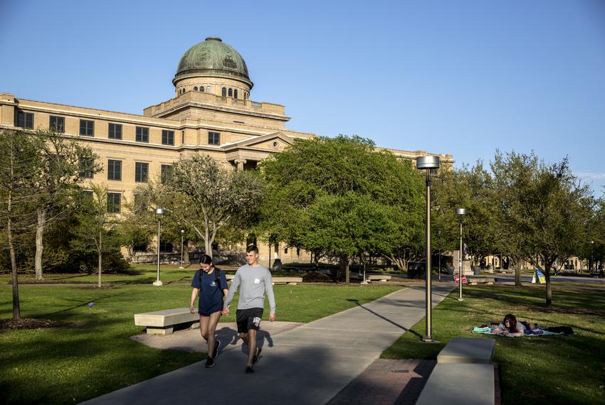 The Texas A&M University campus. 