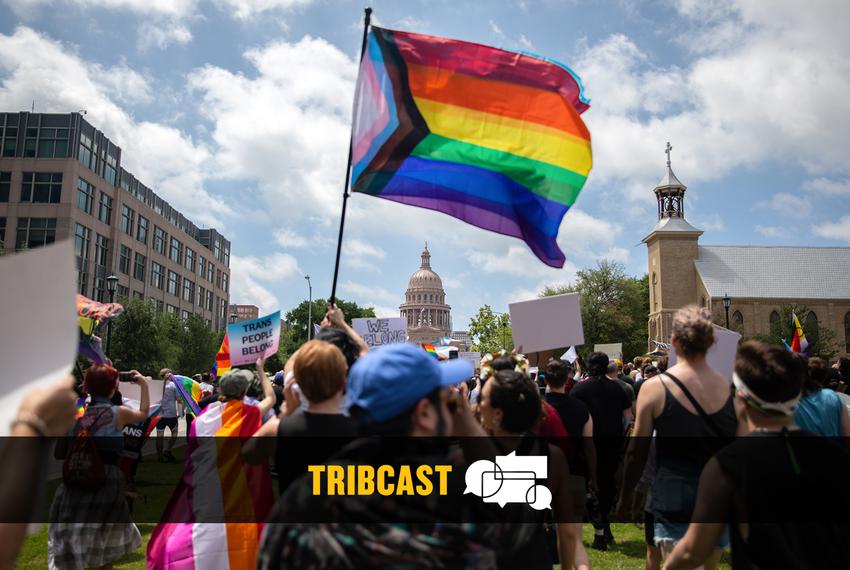 Hundreds joined the Queer March on the Capitol in Austin on April 15, 2023.
