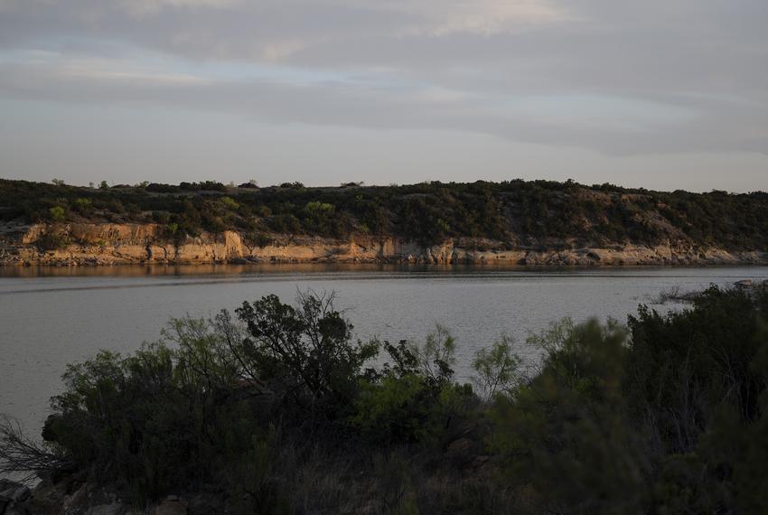 Lake Alan Henry in Garza County on April. 27, 2023, in Garza County, about 65 miles southeast of Lubbock.